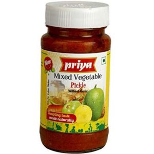 Pickle – Priya Mixed Vegetable Without Garlic -300g
