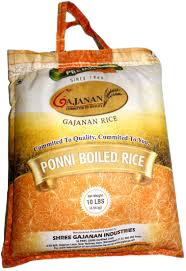 Ponni Boiled Rice (Gajanan) – 5kg