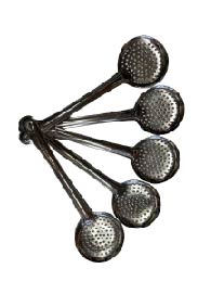 Frying Spoon – Stainless Steel Jhara/Skimmer/Strainer Steel Frying Spoon/ – 1 pcs