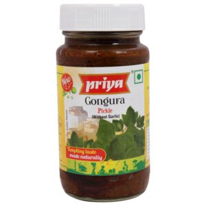 Pickle – Priya Gongura (Without Garlic) – 300g