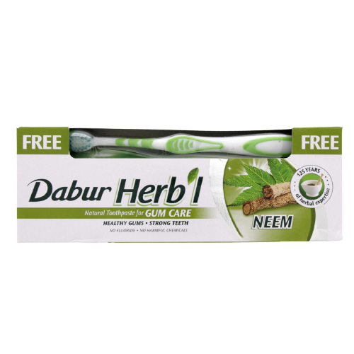 ToothPaste – Dabur Herb'l Natural Toothpaste Neem For Gum Care - 150g