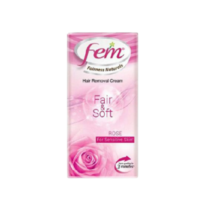 Fem Fairness Naturals Fair & Soft Hair Removal Cream Rose – Sensitive Skin